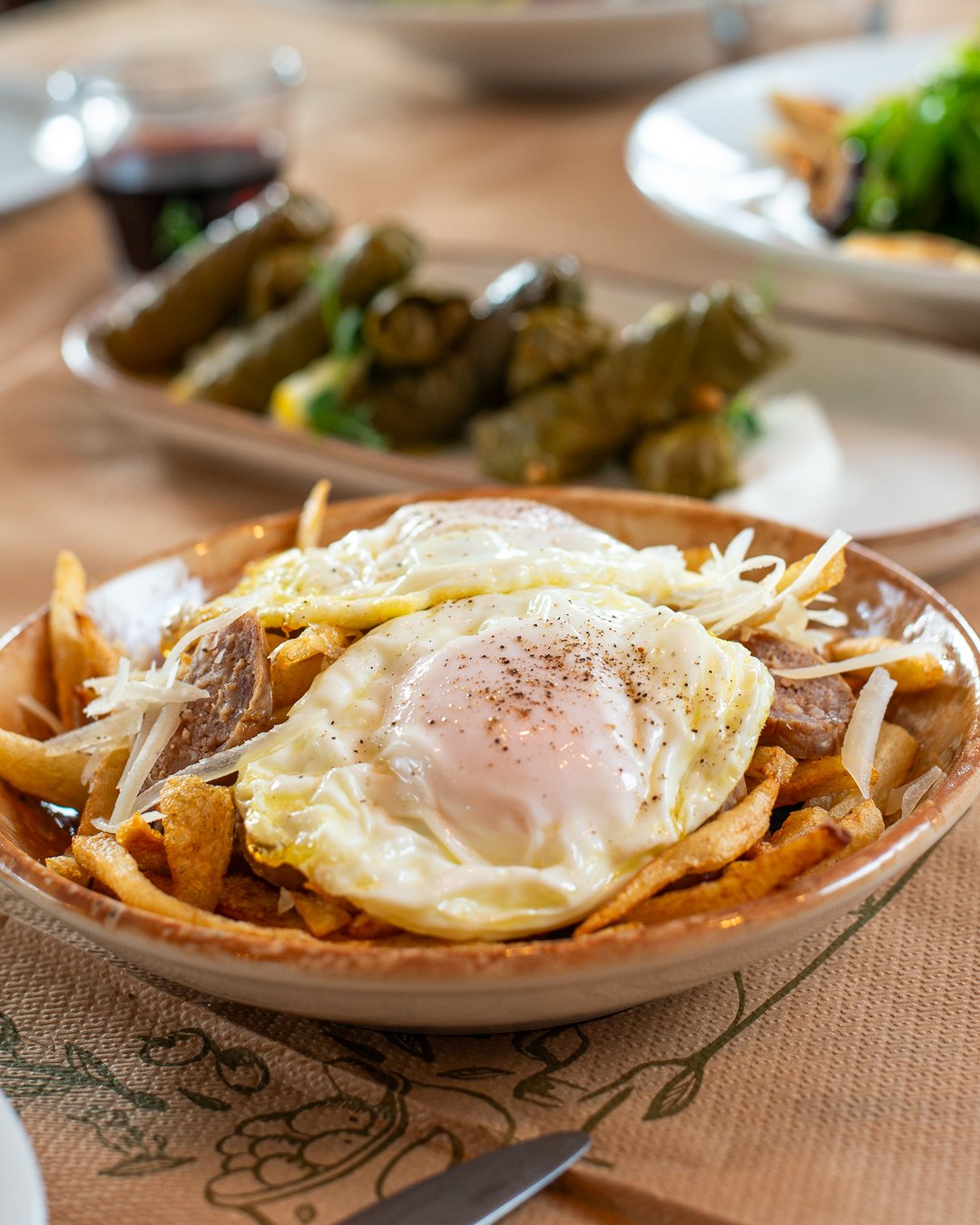 A homemade specialty with potatoes and egg